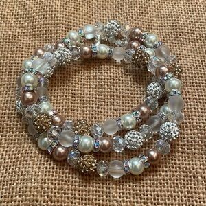Sparkly  disco balls Glass Pearls Glass & crystal beads Sparkly gorgeous